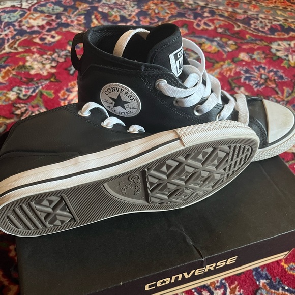 Converse Leather High Tops - Picture 2 of 4